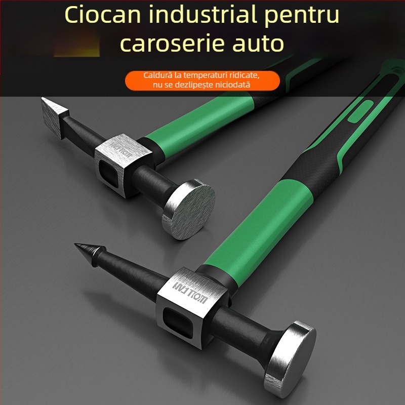 Wolffan Set unelte pentru reparații auto din oțel cu carbon înalt – instrument de modelare a tablei, reparații auto, greutate netă 1000 g, oțel cu conținut înalt de carbon, cap pătrat ascuțit