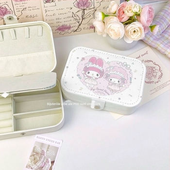 Cutie de bijuterii din piele, multifuncțională, design simplu modern, pentru bijuterii