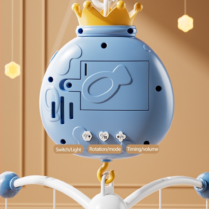 Jucărie muzicală pentru sugari cu proiecție rotativă, telecomandă, certificat CE, din plastic, pentru copii 0-3 ani