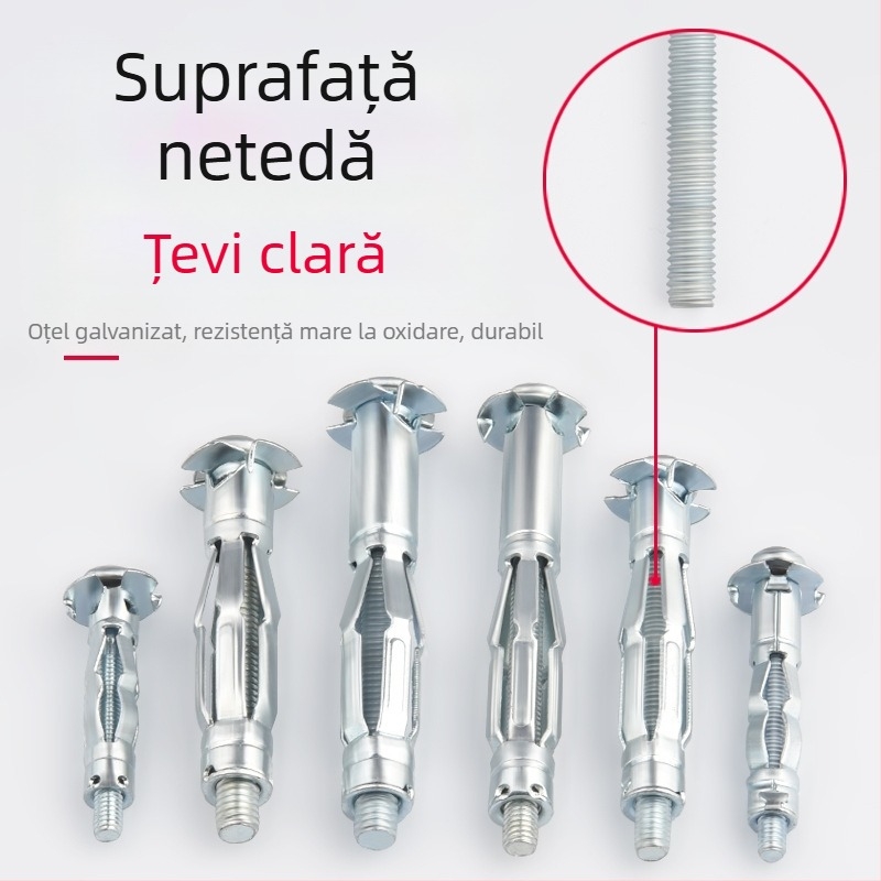 Kt Șurub de Expansiune pentru Gips-carton - pentru pereți goi și plafoane | Compatibil cu pereți goi | Cod model 1022137837