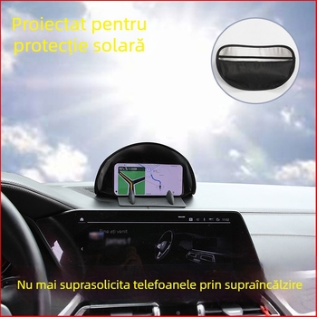 Umbrelă solară pentru telefon auto și bord – pliabilă, anti-strălucire, compatibil universal, model F77HJT789M6MMS