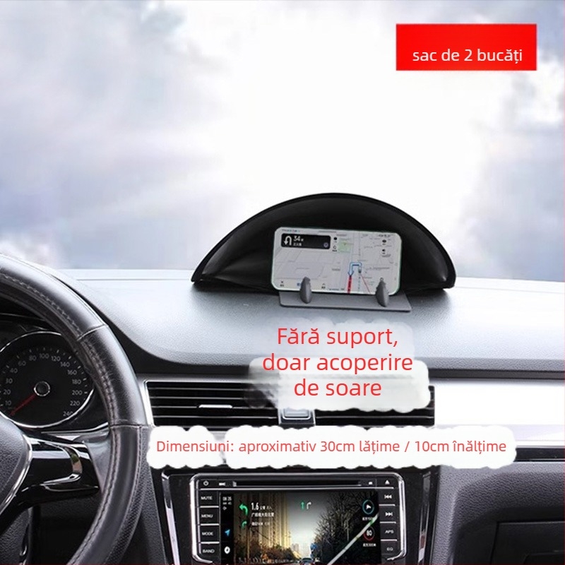 Umbrelă solară pentru telefon auto și bord – pliabilă, anti-strălucire, compatibil universal, model F77HJT789M6MMS