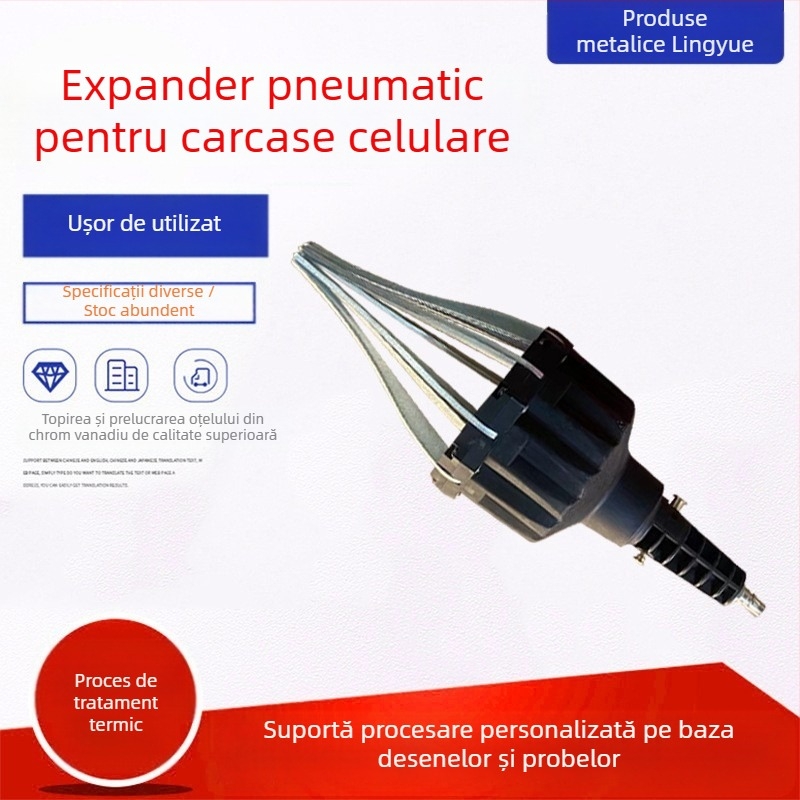 Extender pneumatic pentru ball cage sleeve, pentru înlocuirea capacului de praf al mașinii — unealtă de demontare și montaj, oțel carbon, marca Collar, pentru reparații auto