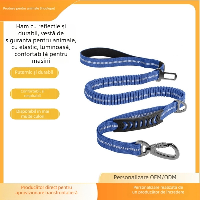 Lesă de câine din nylon - reflectorizantă, luminoasă, spl004, origine Guangdong