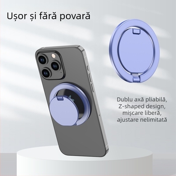 Suport pentru telefon cu inel, aliaj, prelucrare CNC a metalului cu electroplacare, personalizabil