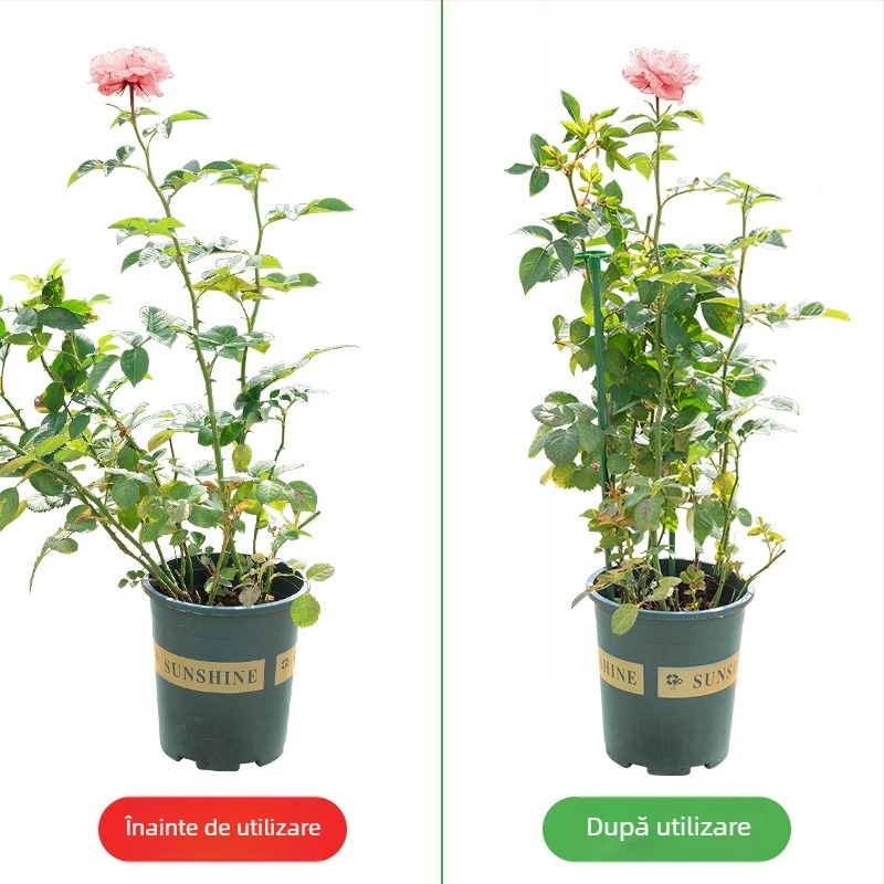 Suport de flori din fier cu braț unic pentru grădina exterioară, potrivit pentru trandafiri cățărători și hortensii