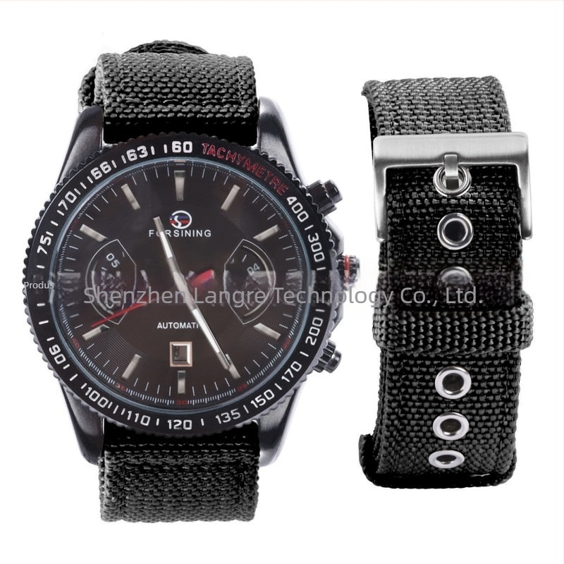 Brățară de ceas din nailon țesut, compatibilă cu Seiko și Omega, model JY9, cu Eliberare Rapidă, unisex