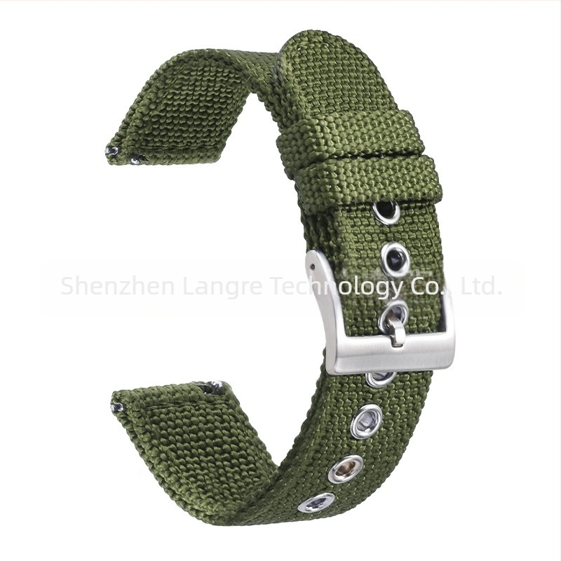 Brățară de ceas din nailon țesut, compatibilă cu Seiko și Omega, model JY9, cu Eliberare Rapidă, unisex