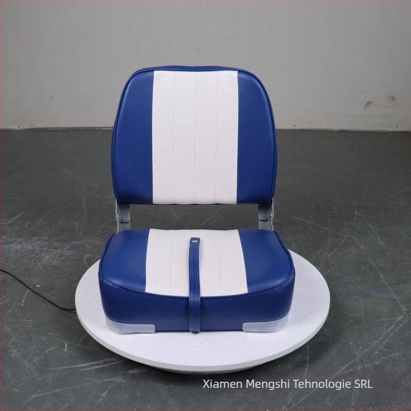 Scaun marin 86203-1WB pliabil, impermeabil, cu piele PVC și cadru PP