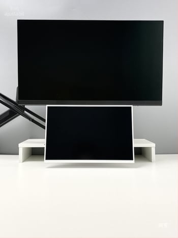 Model 002 Suport portabil pentru monitor cu braț mecanic și extindere VESA, prindere orizontală/verticală pe birou, braț metalic