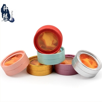 Cutie de bijuterii cu capac cu fereastră circulară, 001 specificație, hârtie/carton