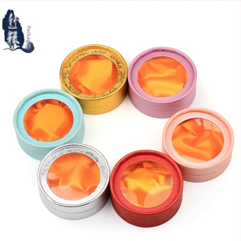 Cutie de bijuterii cu capac cu fereastră circulară, 001 specificație, hârtie/carton