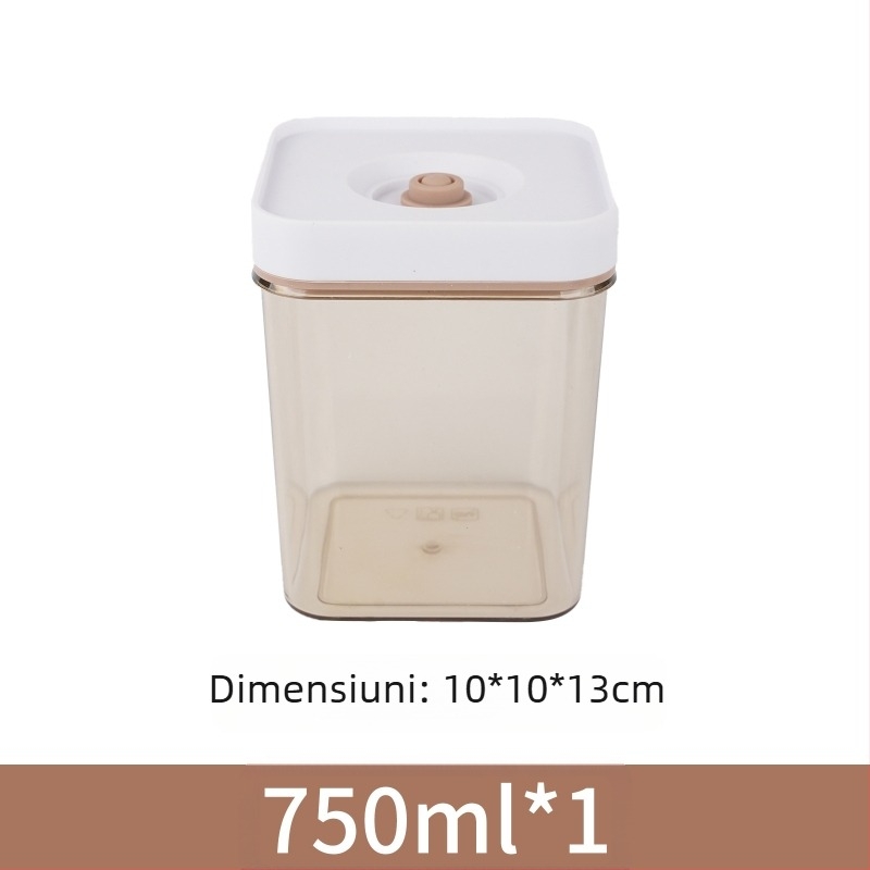 Cutie de conservare cu vid – cutie de depozitare pentru bucătărie, dreptunghiulară, ABS+PET+gel de silice, vid, păstrarea prospețimii, lansare iarna 2024