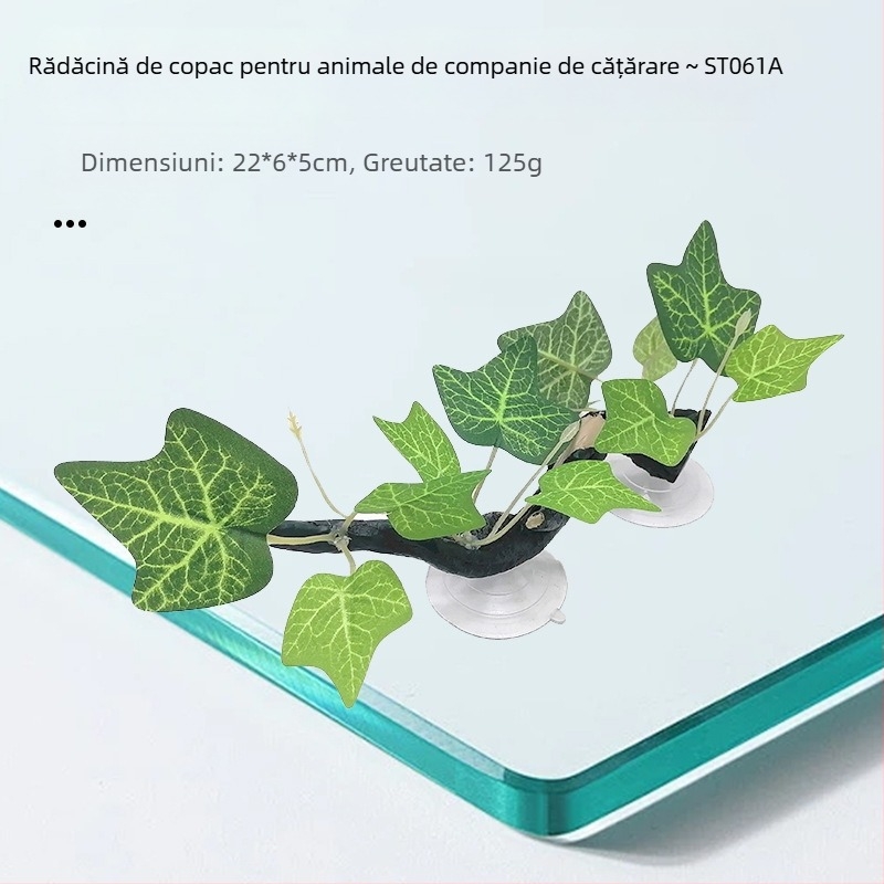 Ornament de acvariu din rășină - trunchi de copac și viță pentru decor și ascundere (HY011) Julongyuan