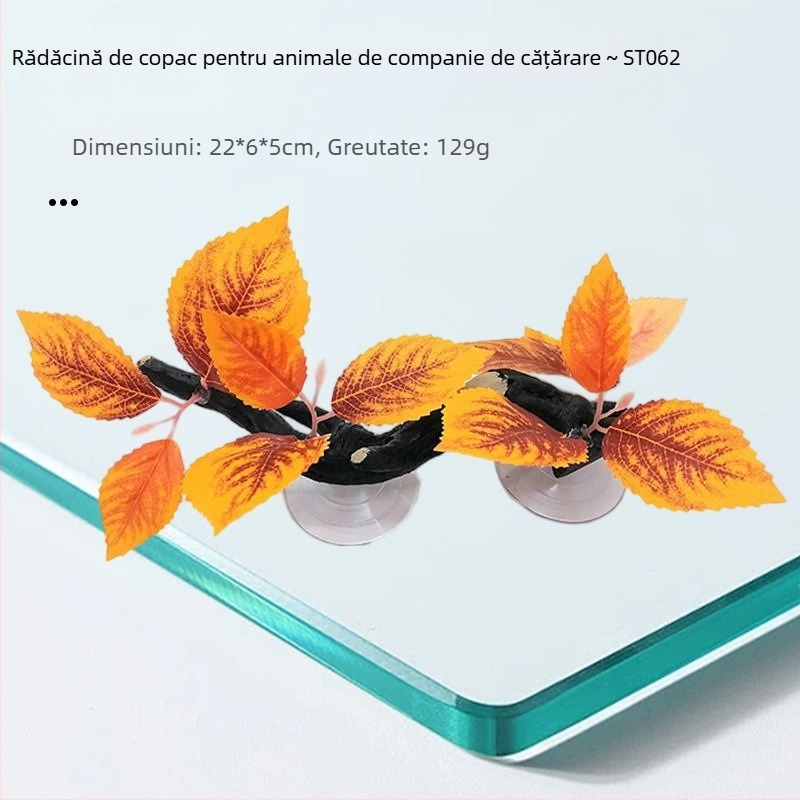 Ornament de acvariu din rășină - trunchi de copac și viță pentru decor și ascundere (HY011) Julongyuan