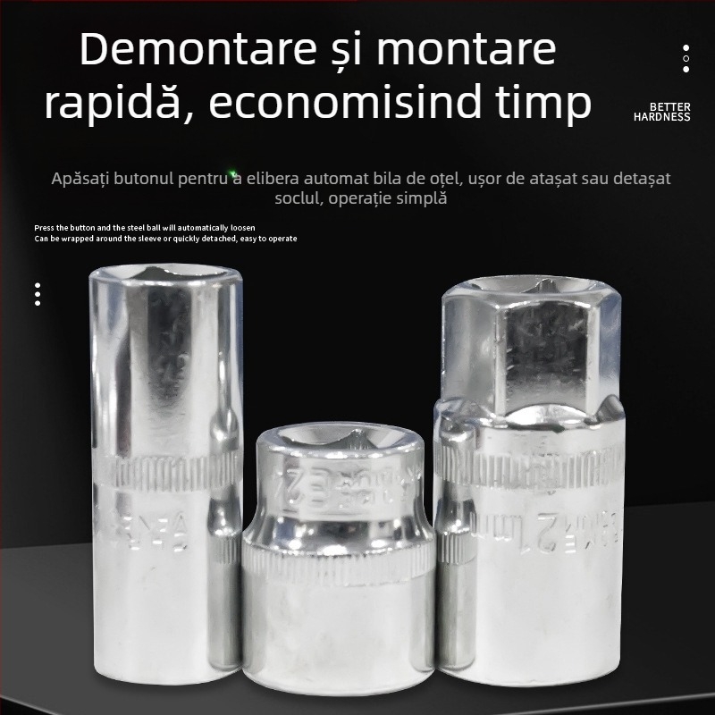 Kit de unelte pentru reparații auto L1639 – Oțel carbon, 108 piese într-o cutie de unelte