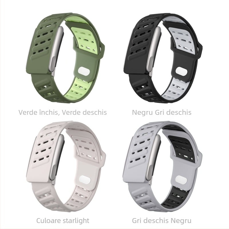 Curea din silicon pentru Whoop 5.0 MG ECG smartwatch — respirabilă, stil sport, compatibilă cu modelul 42960178, lansată în 2025