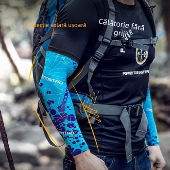 Manșete de protecție solară pentru brațe, vară, pescuit și condus (Brand: uiz; Sezon: Vara 2021; Țesătură: Altele)