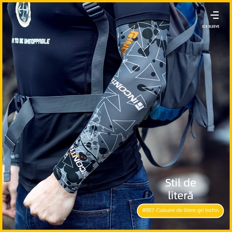 Manșete de protecție solară pentru brațe, vară, pescuit și condus (Brand: uiz; Sezon: Vara 2021; Țesătură: Altele)