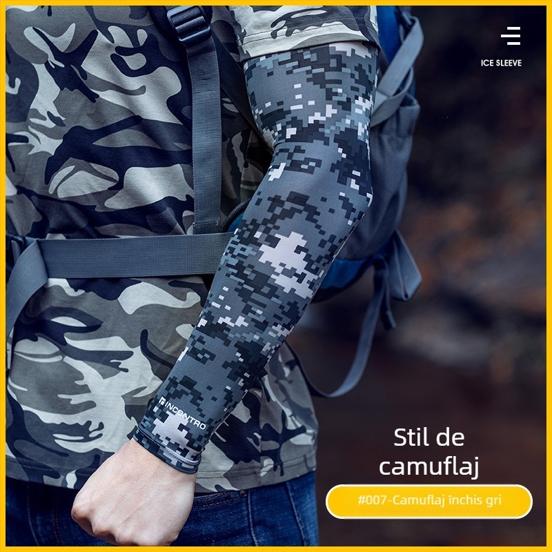 Manșete de protecție solară pentru brațe, vară, pescuit și condus (Brand: uiz; Sezon: Vara 2021; Țesătură: Altele)