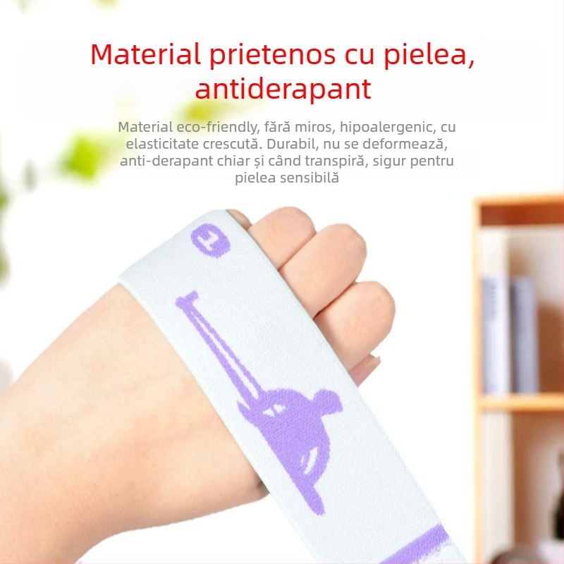Bandă de corecție yoga cu tensiune digitală, design segmentat cu 12 grile; Material: poliester + latex; Brand: Changhong; Cod produs: 12 grids-position type
