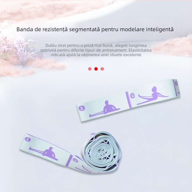 Bandă de corecție yoga cu tensiune digitală, design segmentat cu 12 grile; Material: poliester + latex; Brand: Changhong; Cod produs: 12 grids-position type