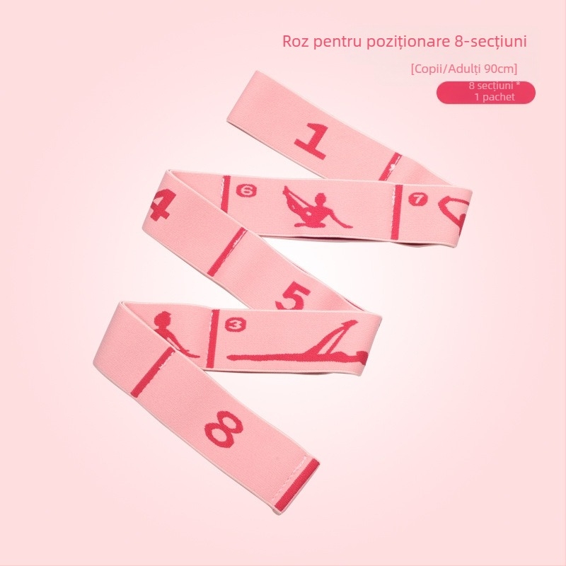 Bandă de corecție yoga cu tensiune digitală, design segmentat cu 12 grile; Material: poliester + latex; Brand: Changhong; Cod produs: 12 grids-position type