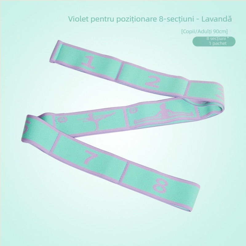 Bandă de corecție yoga cu tensiune digitală, design segmentat cu 12 grile; Material: poliester + latex; Brand: Changhong; Cod produs: 12 grids-position type