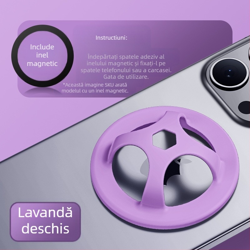 MK suport inel pentru telefon, silicon, stil cartoon, Lazy Stand