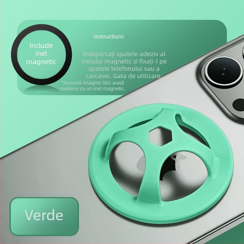 MK suport inel pentru telefon, silicon, stil cartoon, Lazy Stand