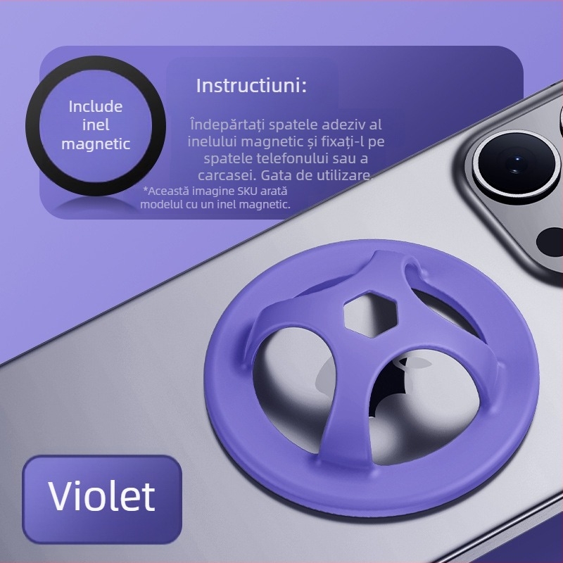 MK suport inel pentru telefon, silicon, stil cartoon, Lazy Stand