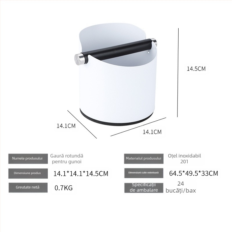 Box pentru cafea – oțel inoxidabil 201, stil modern minimalist, Luxiang
