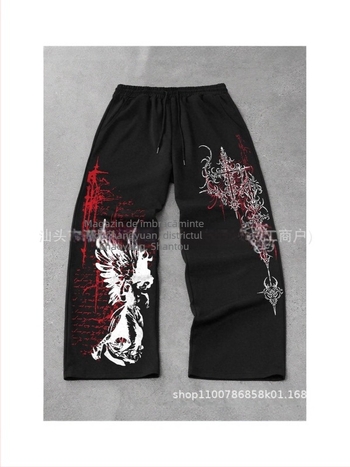 Pantaloni cargo, croială liberă, lungi, talie medie, închidere cu șnur