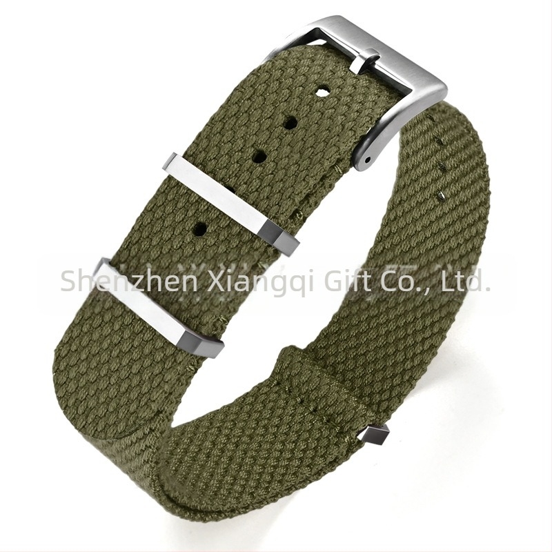 Curea de ceas — din in, cu inel din oțel, origine Shenzhen, brand Cheung kei, vară 2025