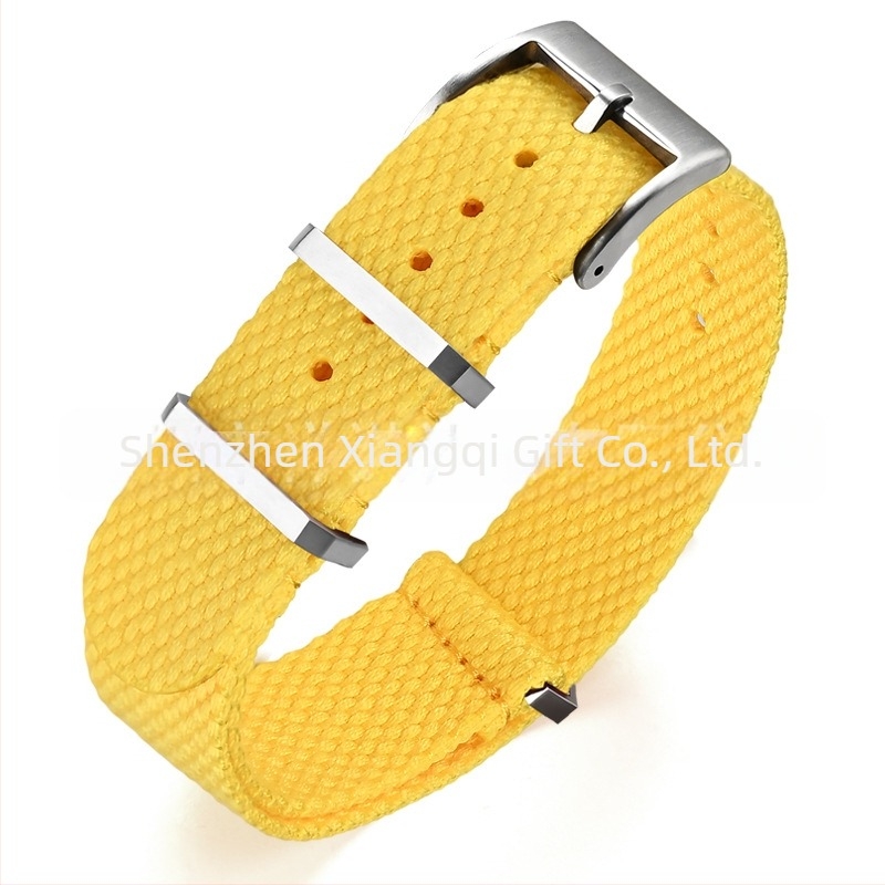 Curea de ceas — din in, cu inel din oțel, origine Shenzhen, brand Cheung kei, vară 2025