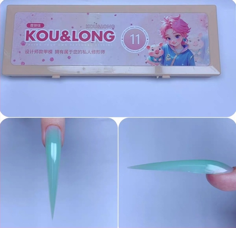 Vârfuri pentru unghii – stiluri labă de pisică și labă de dragon, design artistic zilnic