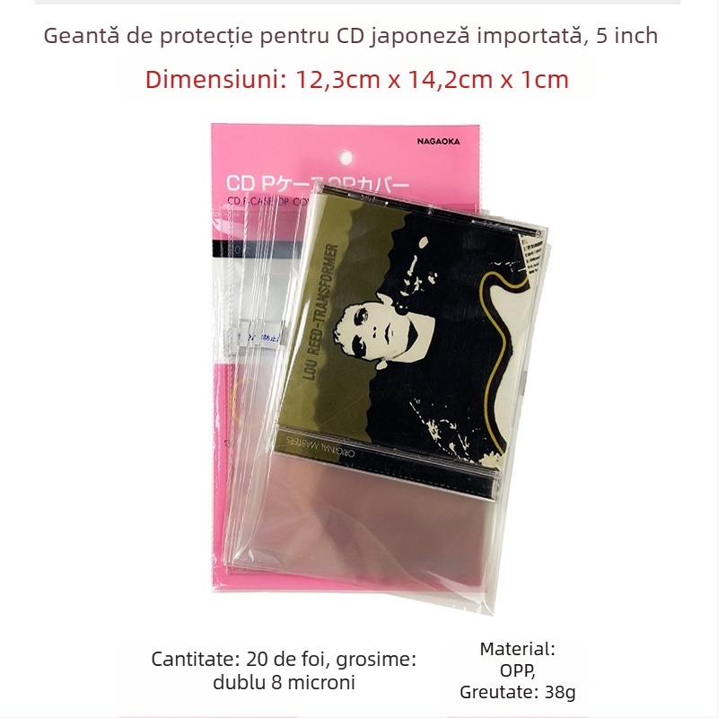 Protecție CD/DVD/Blu-ray — husă disc transparentă, auto-sealantă, plasă nylon, tip Sigilat, Cod produs Fiupeuiroritwr