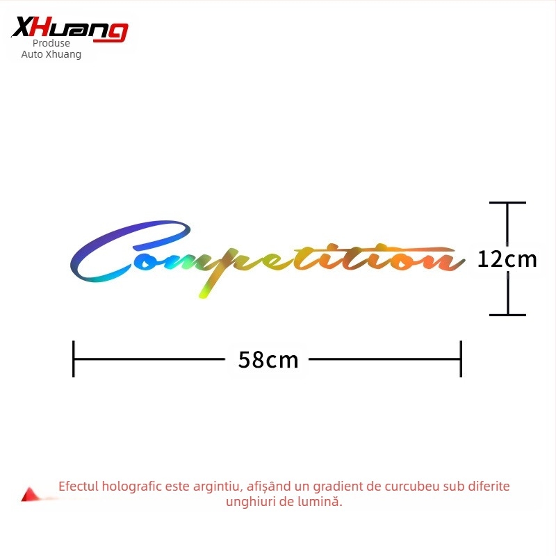 Autocolant pentru caroserie cu litere/cifre/text – adeziv auto