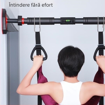 Curea de tracțiune lombară cu curea pentru gât, pentru întindere la domiciliu – bară unică, suport pentru protruzia discului