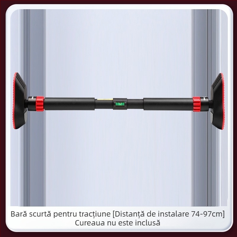 Curea de tracțiune lombară cu curea pentru gât, pentru întindere la domiciliu – bară unică, suport pentru protruzia discului
