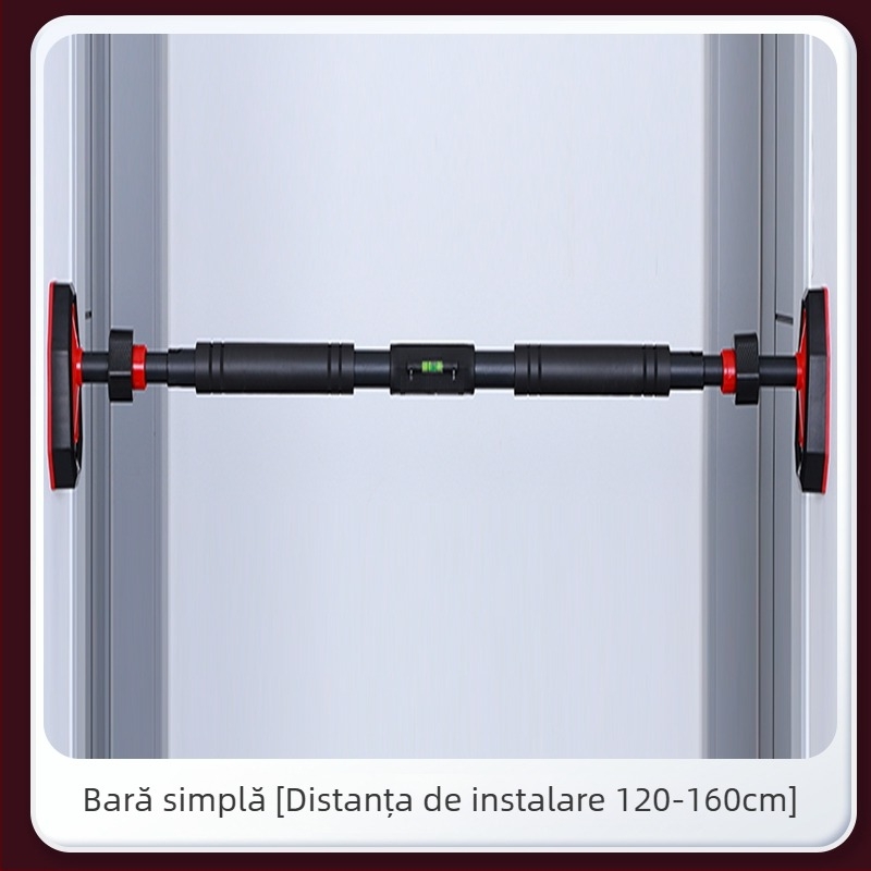 Curea de tracțiune lombară cu curea pentru gât, pentru întindere la domiciliu – bară unică, suport pentru protruzia discului