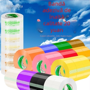 Bandă de ambalare Mingfa - Material de bază: film BOPP; Pentru sigilare și ambalare; Aderență puternică