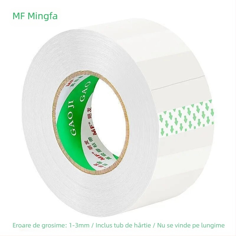 Bandă de ambalare Mingfa - Material de bază: film BOPP; Pentru sigilare și ambalare; Aderență puternică