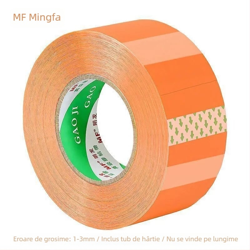 Bandă de ambalare Mingfa - Material de bază: film BOPP; Pentru sigilare și ambalare; Aderență puternică