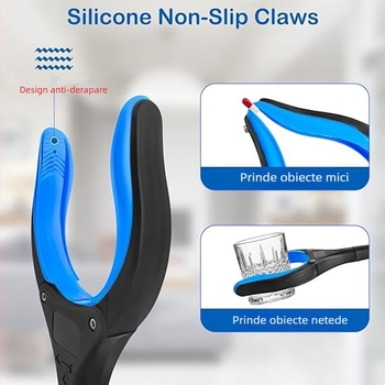 Prindător magnetic pliabil cu două părți, din aliaj de aluminiu, cu rază de acțiune înaltă