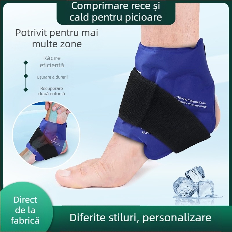 Padă de gheață Ice Sail, umplută cu gel, țesătură de poliester, 300 g