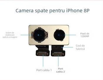 Modul de cameră spate Apple, senzor CMOS, 12 MP, integrat