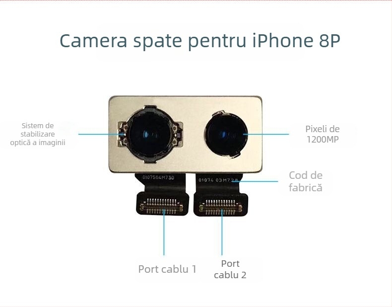 Modul de cameră spate Apple, senzor CMOS, 12 MP, integrat