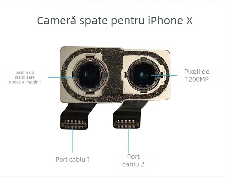 Modul de cameră spate Apple, senzor CMOS, 12 MP, integrat