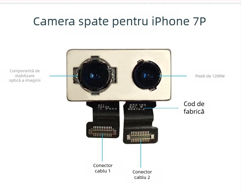 Modul de cameră spate Apple, senzor CMOS, 12 MP, integrat